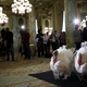 Tater and Tot await their fate (Photo by Win McNamee/Getty Images)